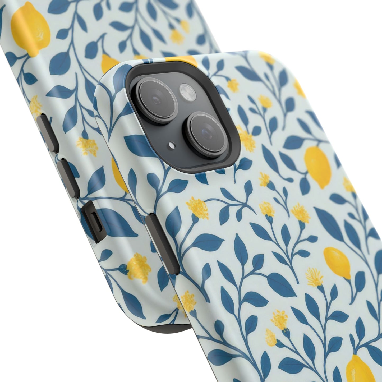 Phone Case — Lemon Branch Magnetic Impact-Resistant Case IPhone Case For Girl,Summer Vibes.
