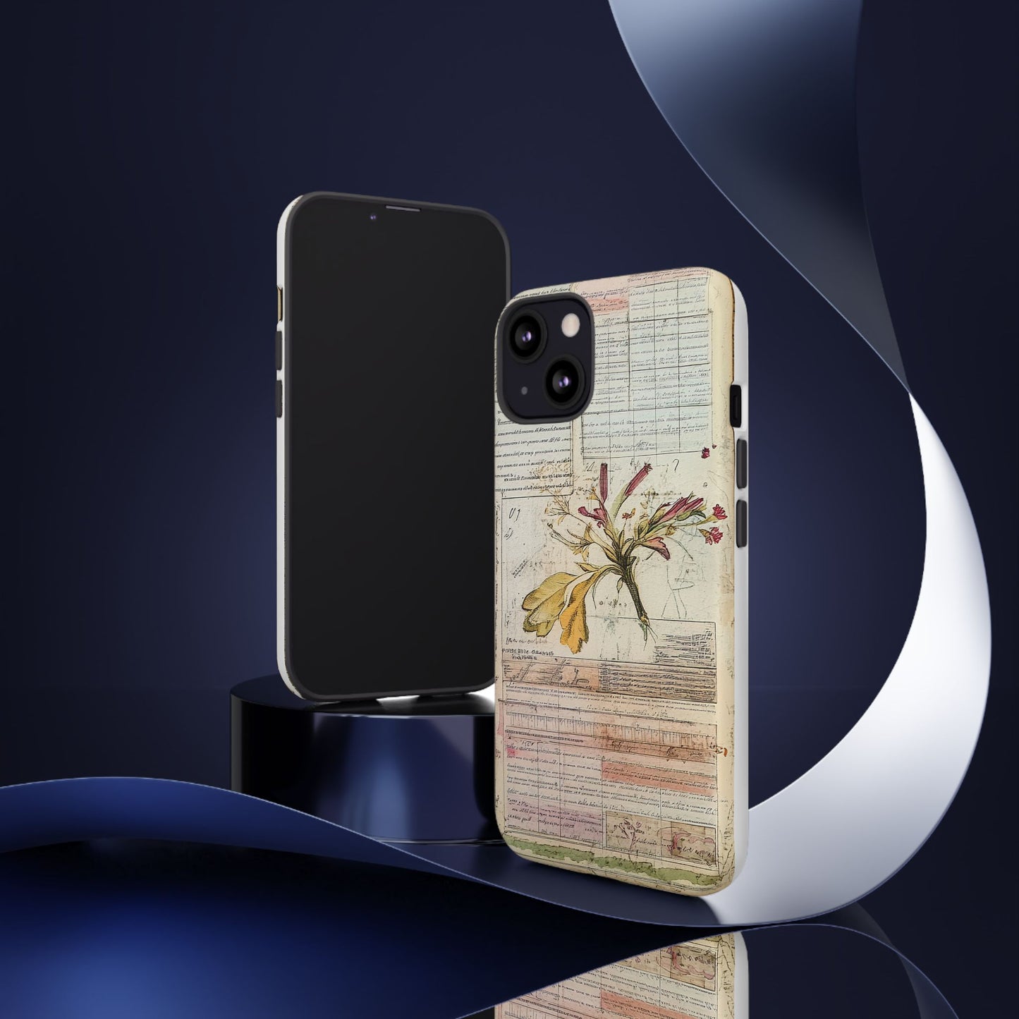 Vintage Botanical Tough Case — Floral Collage Phone Cover