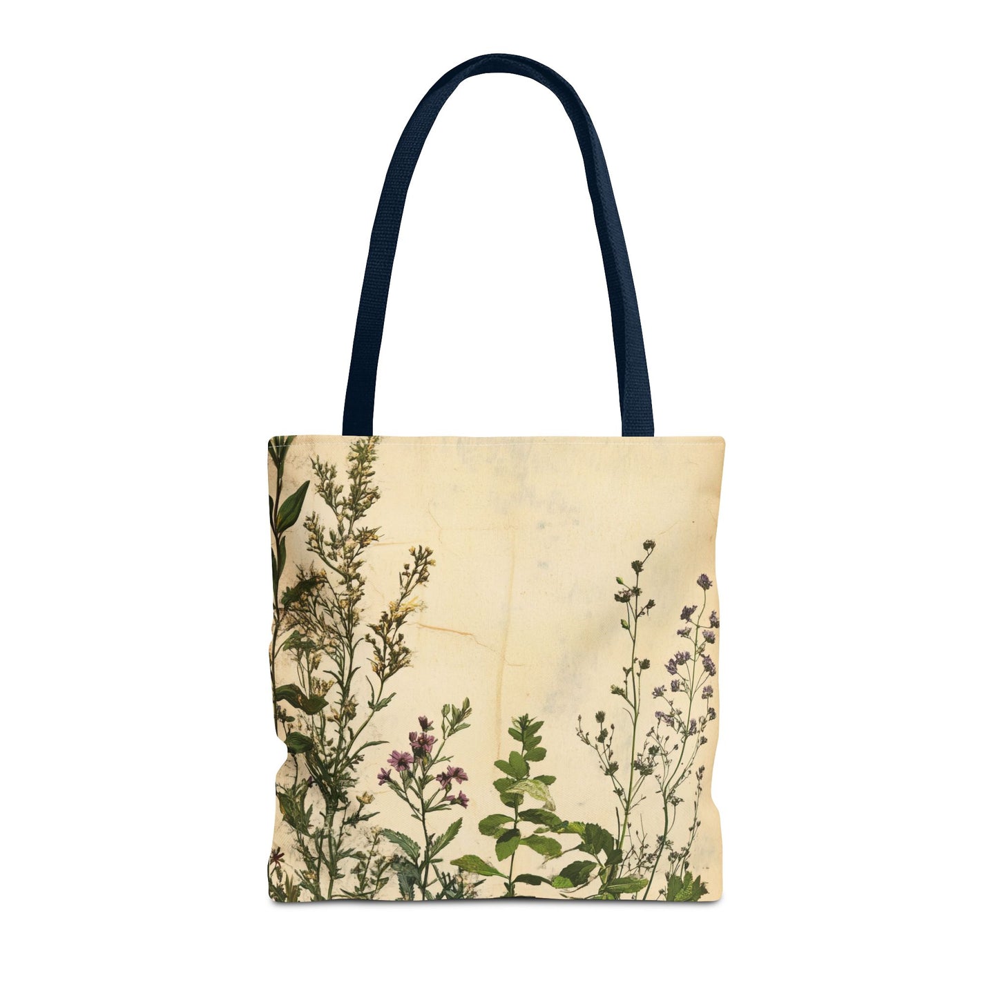 Vintage Floral Tote Bag — Botanical Garden Print AOP