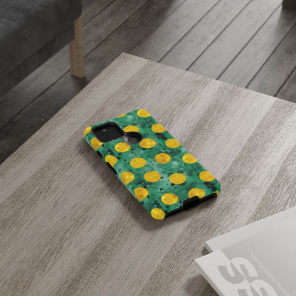 Tough Cases With a Green Color And Yellow ,A Perfect Gift For A Girl