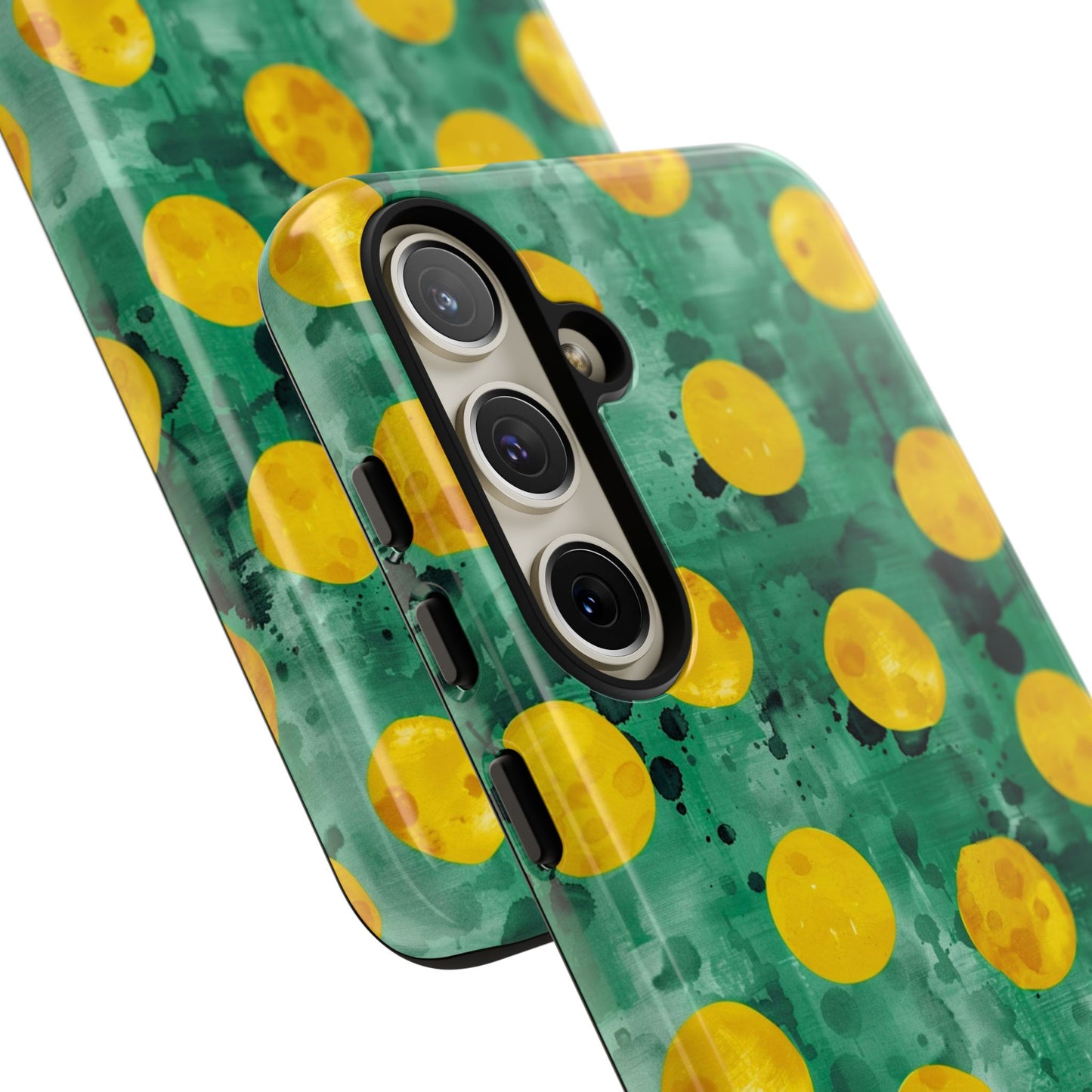 Tough Cases With a Green Color And Yellow ,A Perfect Gift For A Girl