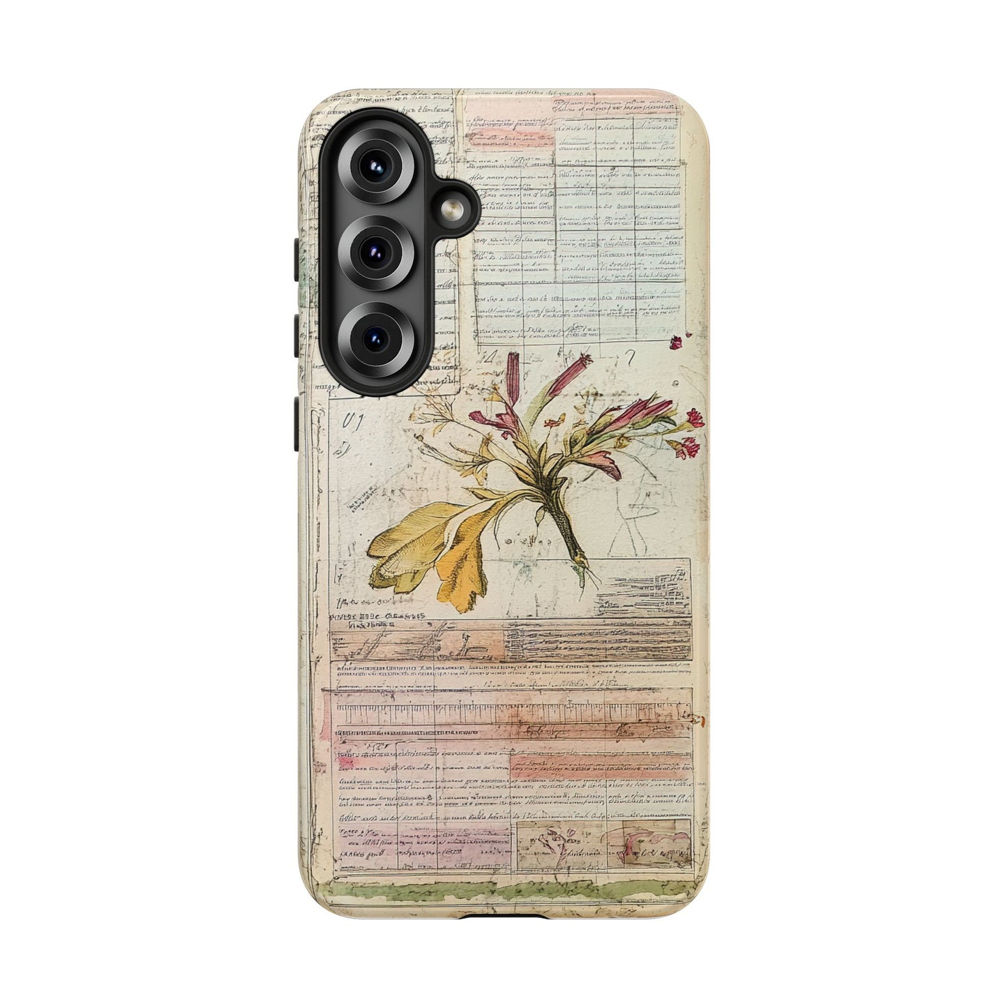 Vintage Botanical Tough Case — Floral Collage Phone Cover