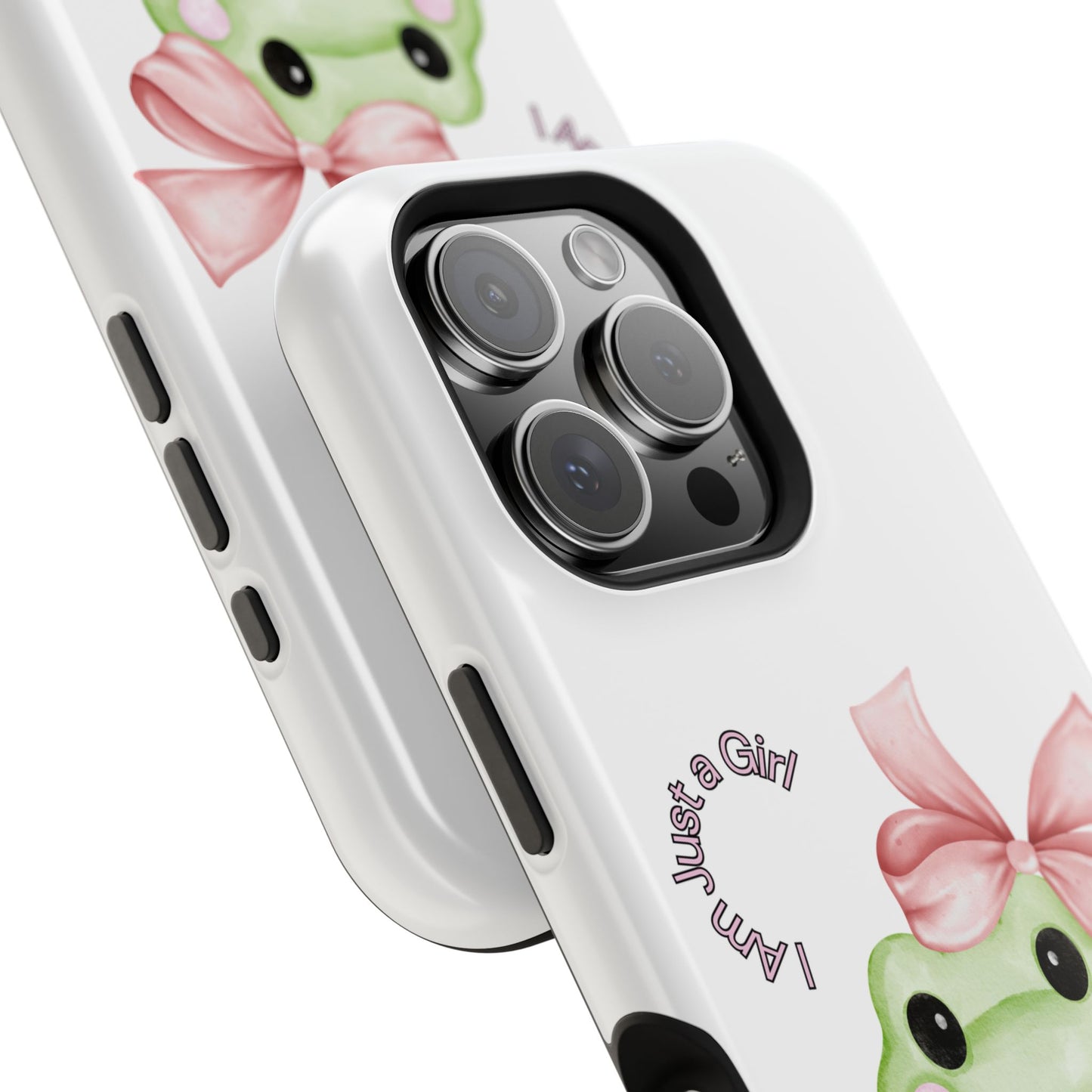 Cute Frog Phone Case, Impact-Resistant Phone Cover, Gift for Her, Fun Girl Accessories, Colorful Tech Protection