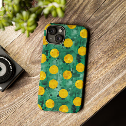 Tough Cases With a Green Color And Yellow ,A Perfect Gift For A Girl