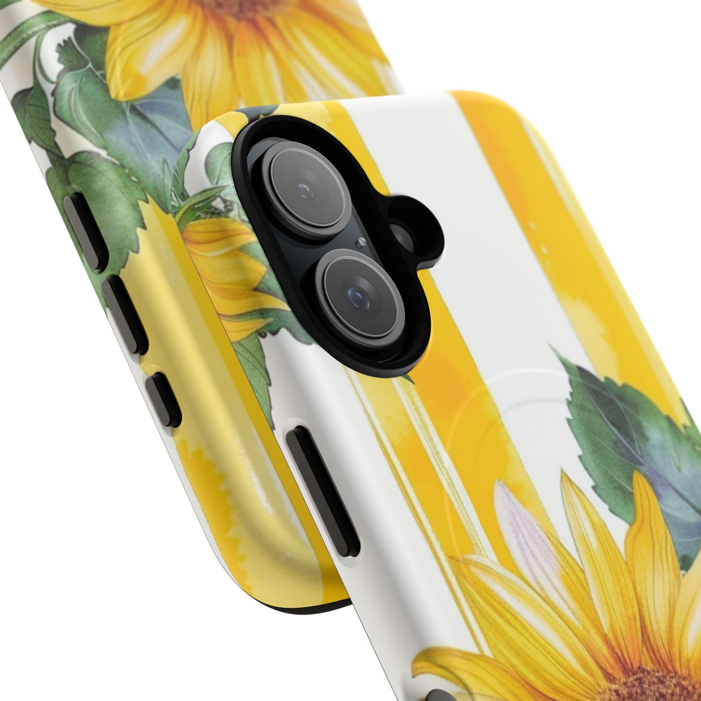 Sunflower Tough Magnetic Phone Case — Bright Floral Protective Cover