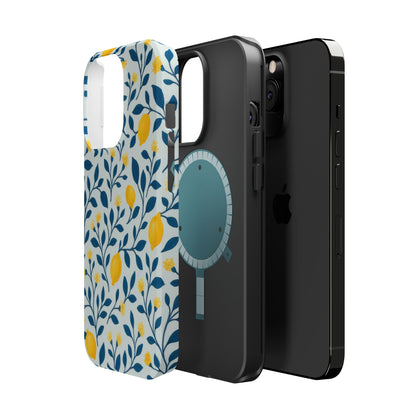 Phone Case — Lemon Branch Magnetic Impact-Resistant Case IPhone Case For Girl,Summer Vibes.