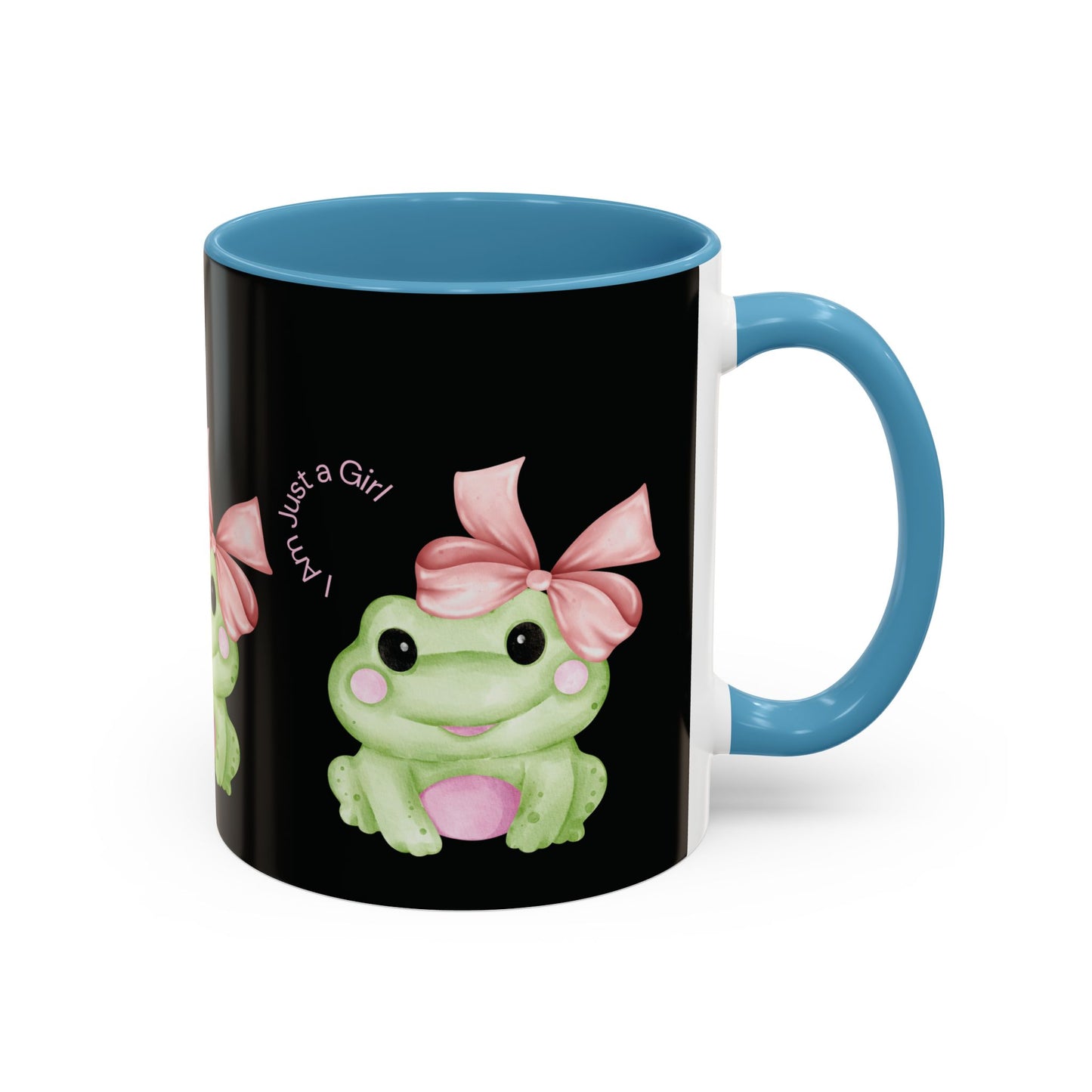 Cute Frog Accent Coffee Mug - Perfect for Girls, Gift for Coffee Lovers, Funny Frog Mug, Animal Lover Gift, Office Mug