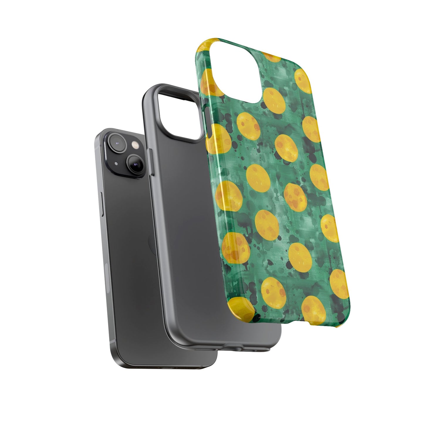 Tough Cases With a Green Color And Yellow ,A Perfect Gift For A Girl