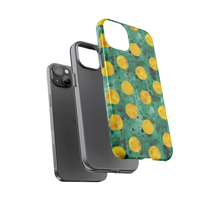 Tough Cases With a Green Color And Yellow ,A Perfect Gift For A Girl