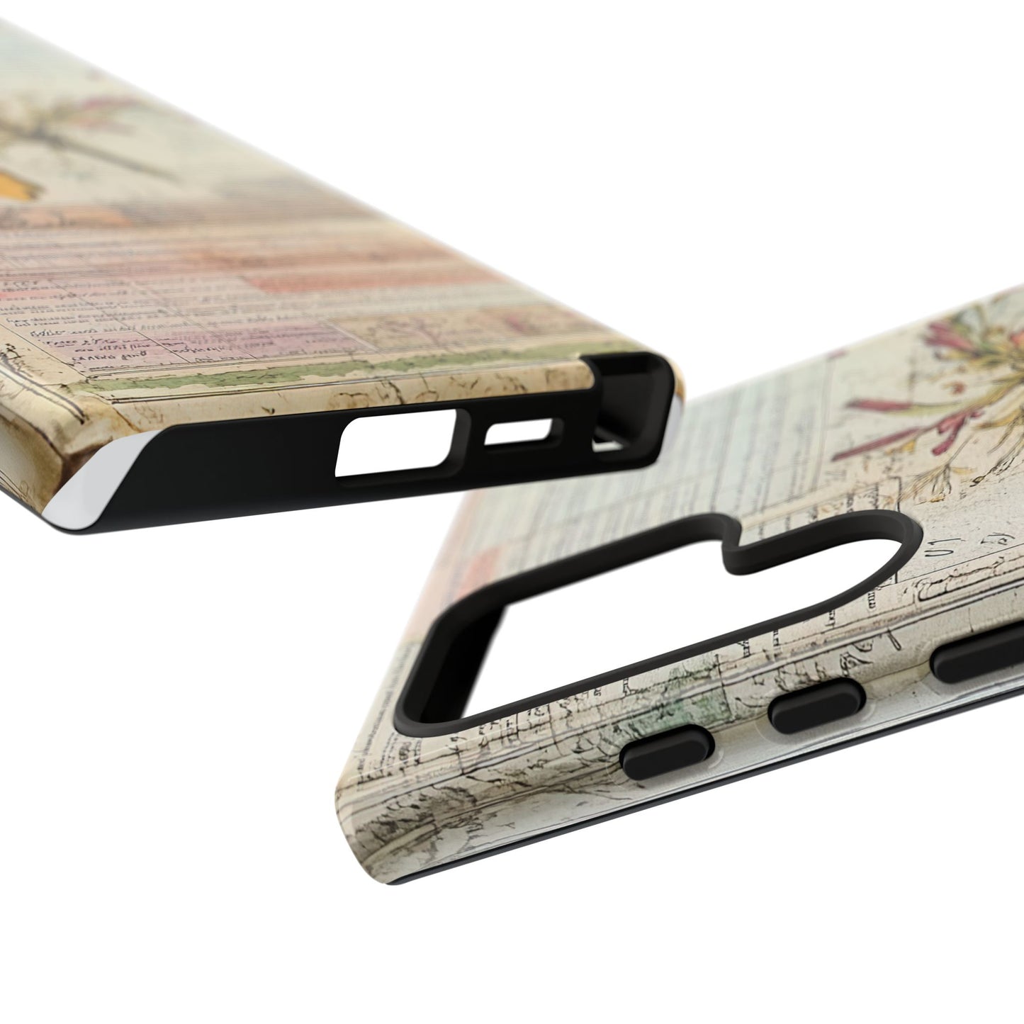 Vintage Botanical Tough Case — Floral Collage Phone Cover