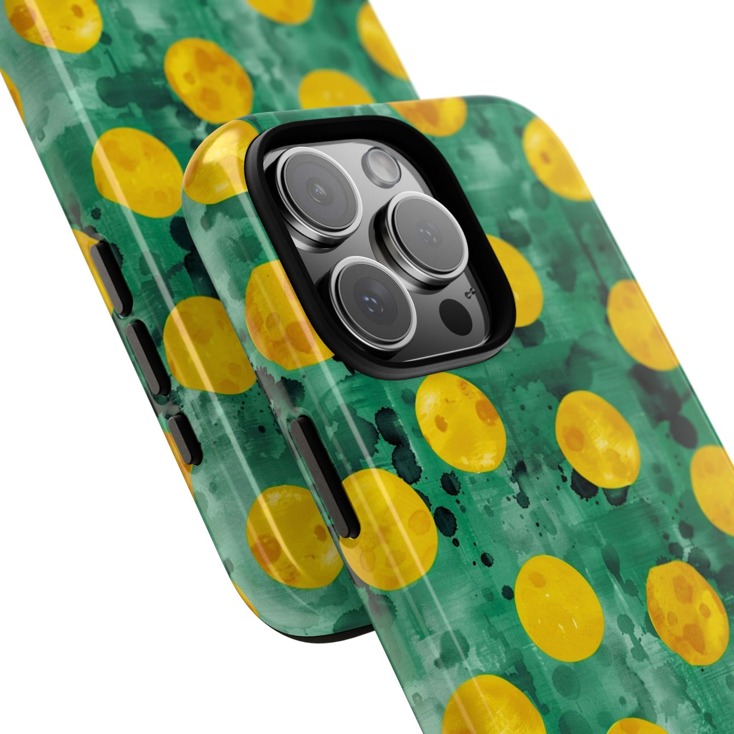 Tough Cases With a Green Color And Yellow ,A Perfect Gift For A Girl