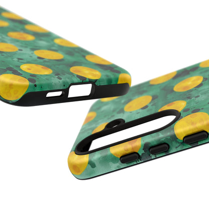 Tough Cases With a Green Color And Yellow ,A Perfect Gift For A Girl