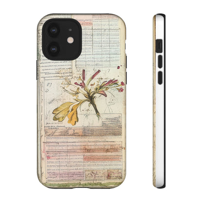 Vintage Botanical Tough Case — Floral Collage Phone Cover