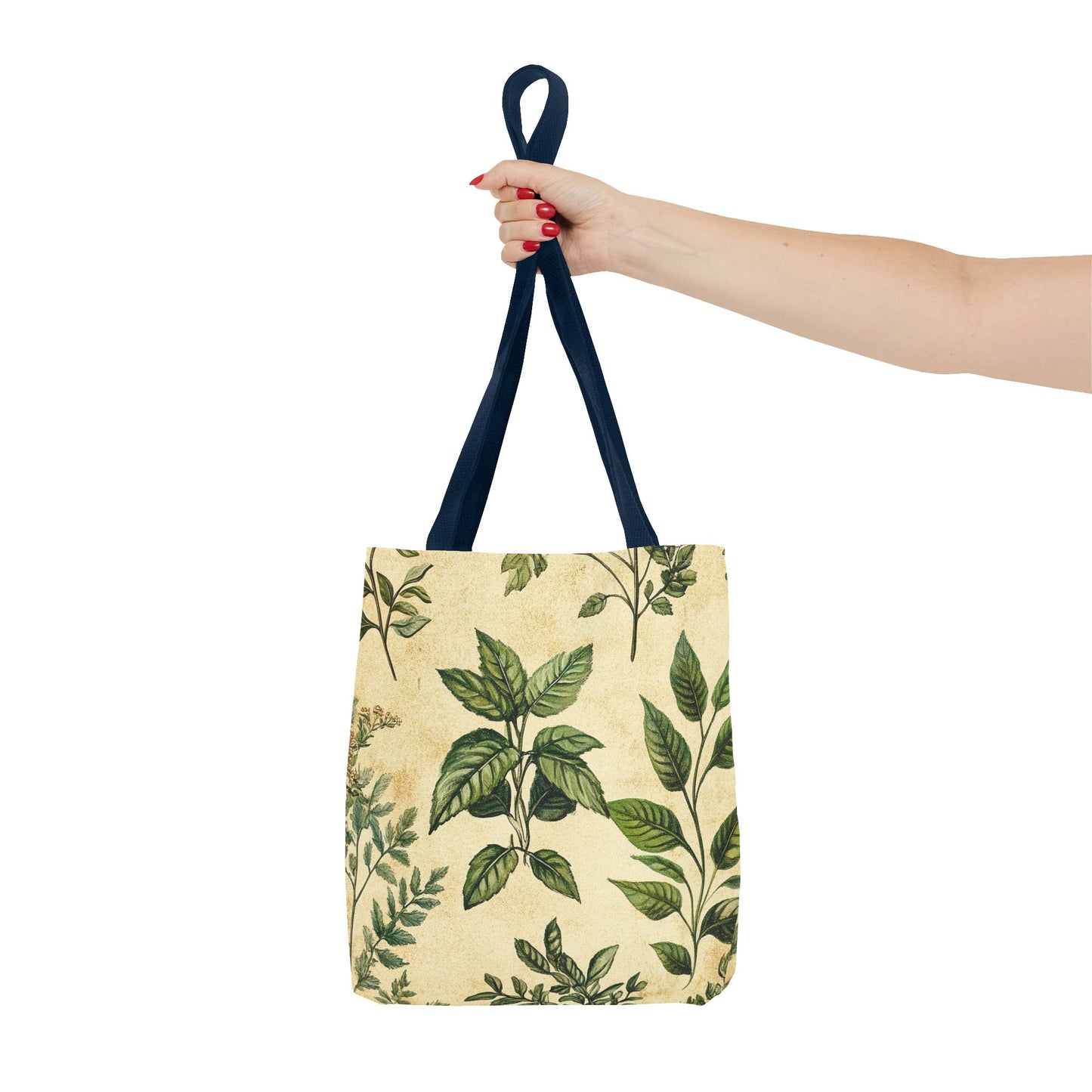 Vintage Floral Tote Bag — Botanical Garden Print AOP