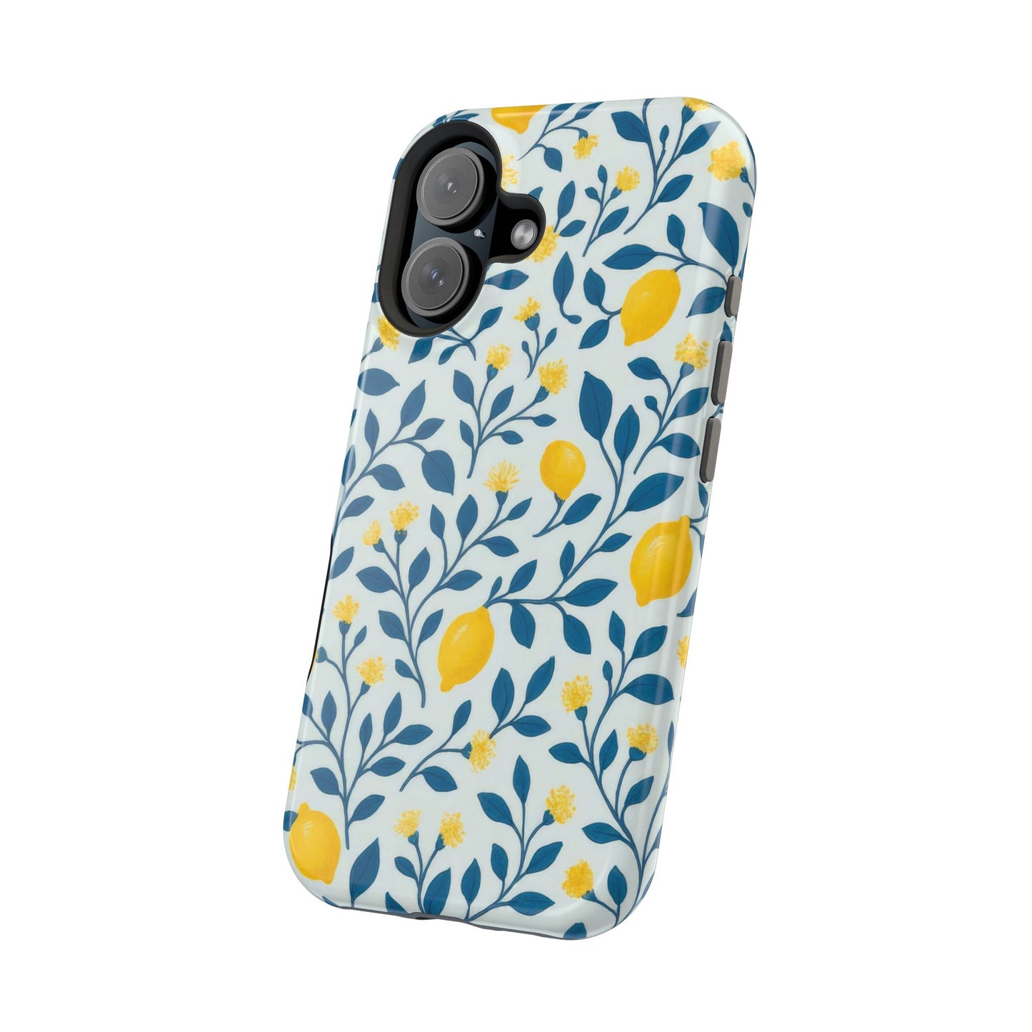Phone Case — Lemon Branch Magnetic Impact-Resistant Case IPhone Case For Girl,Summer Vibes.