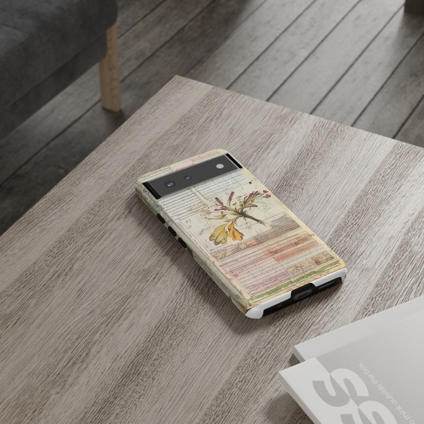 Vintage Botanical Tough Case — Floral Collage Phone Cover