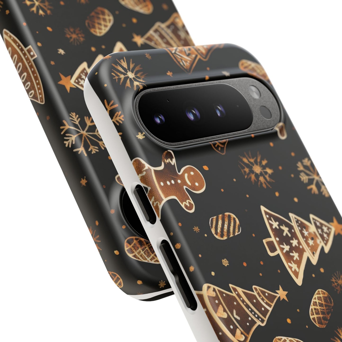 Christmas Cookie Phone Case,Black And Gold ,Case Holidays Case