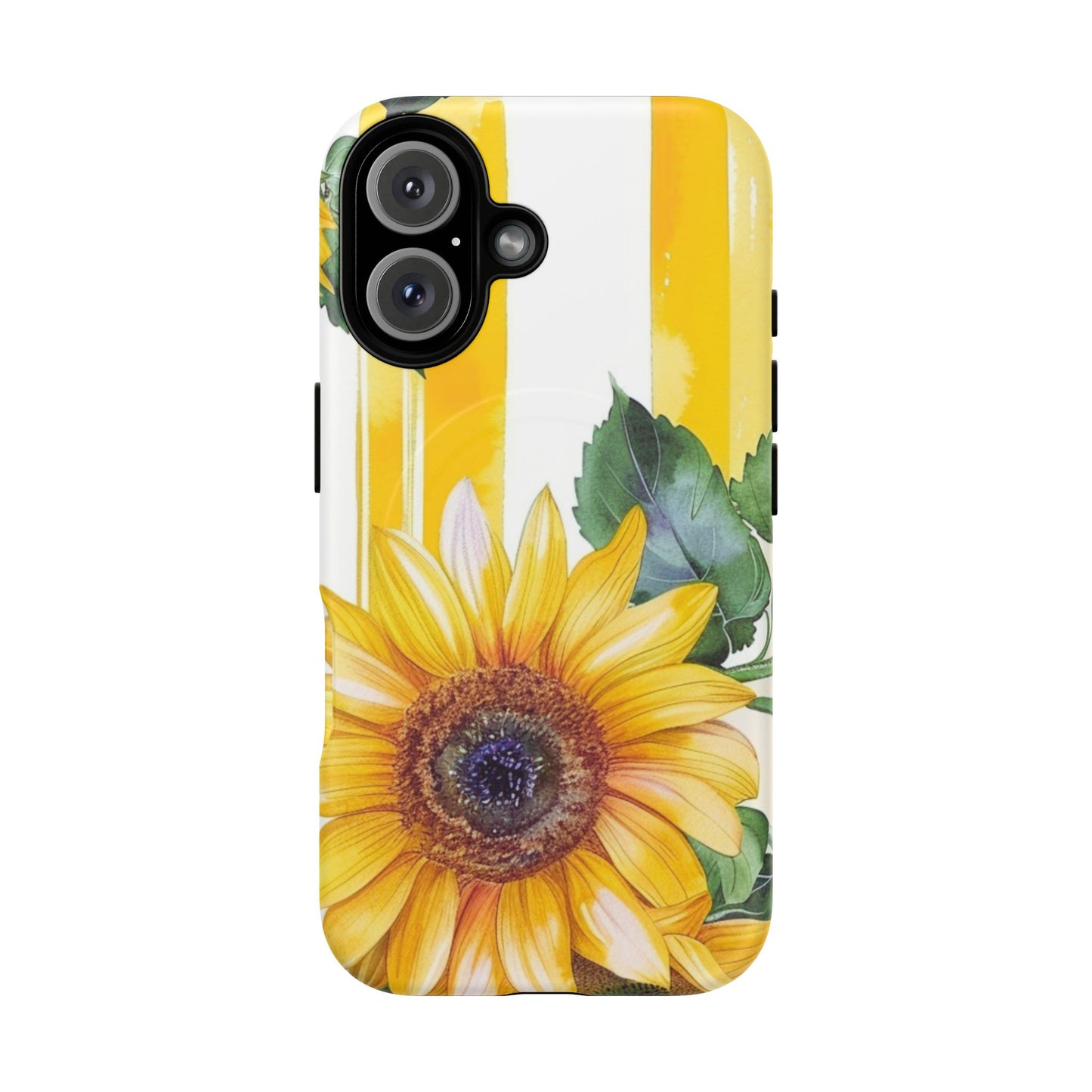 Sunflower Tough Magnetic Phone Case — Bright Floral Protective Cover
