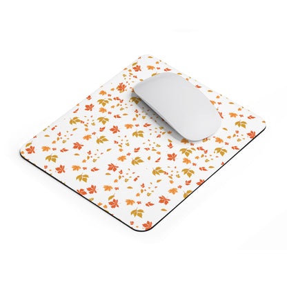 Autumn Leaves Mouse Pad, Cozy Desk Accessory, Seasonal Gift for Home Office, Fall Decor, Gamer Mousepad