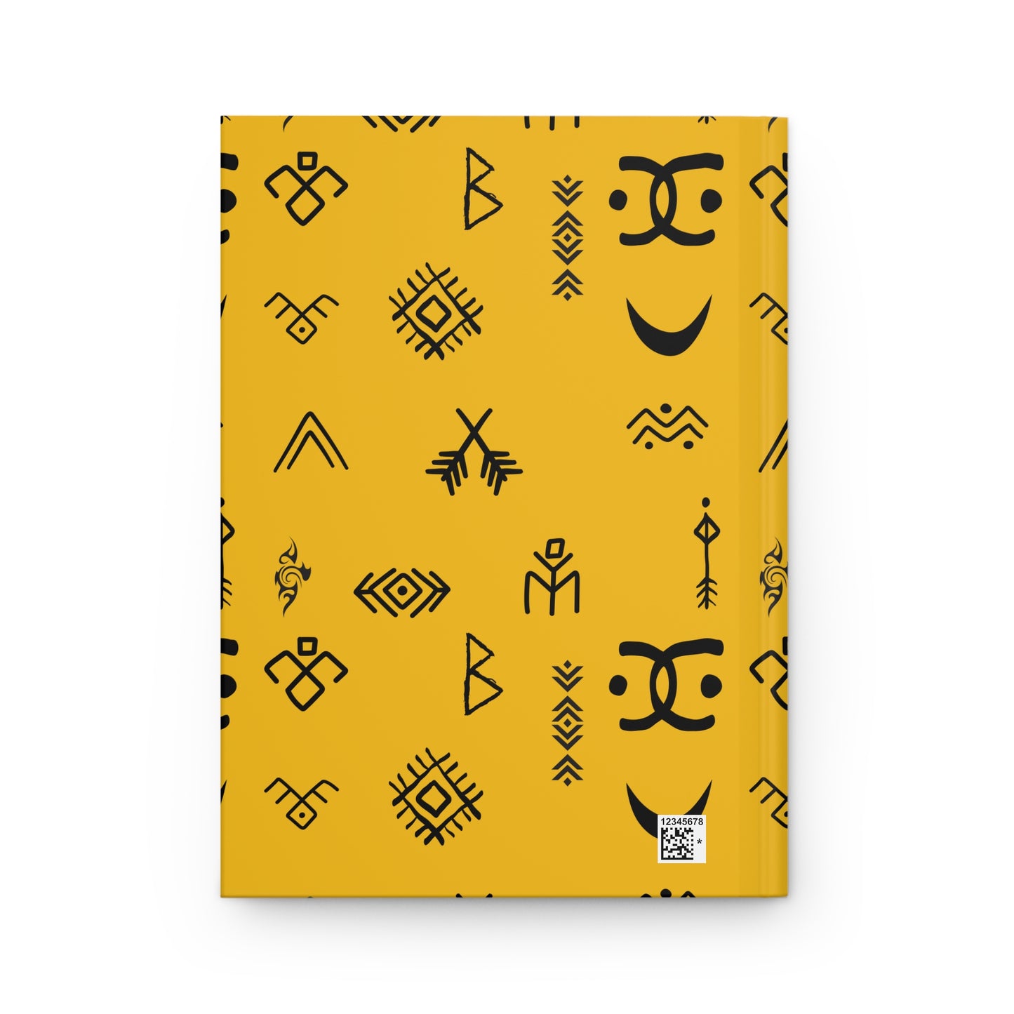 Vibrant Pattern Hardcover Journal, Ethnic Design Notebook for Writers, Artistic Gift for Students, Unique Journal for Creativity