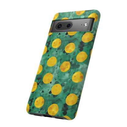Tough Cases With a Green Color And Yellow ,A Perfect Gift For A Girl