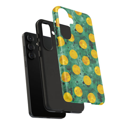 Tough Cases With a Green Color And Yellow ,A Perfect Gift For A Girl