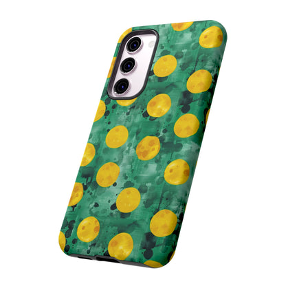 Tough Cases With a Green Color And Yellow ,A Perfect Gift For A Girl
