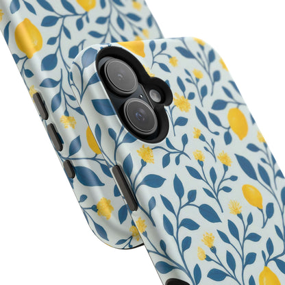 Phone Case — Lemon Branch Magnetic Impact-Resistant Case IPhone Case For Girl,Summer Vibes.