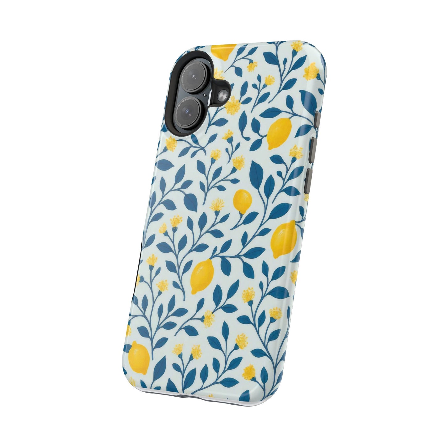 Phone Case — Lemon Branch Magnetic Impact-Resistant Case IPhone Case For Girl,Summer Vibes.