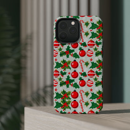 Festive Holiday Phone Case - Magnetic Impact-Resistant, Christmas Decor, Gift for Mom, Winter Vibes, Unique Phone Accessories