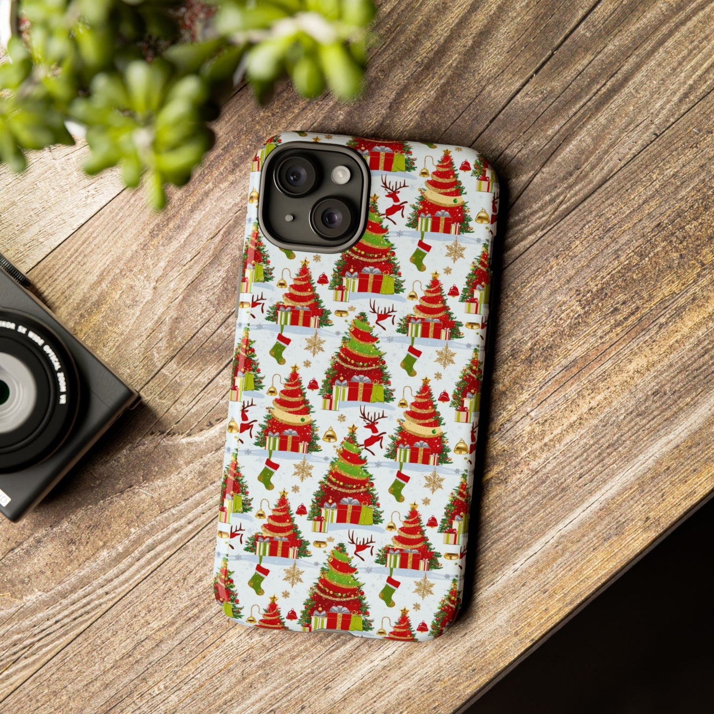 Festive Phone Case for Holiday Cheer, Christmas Gift, Phone Cover, Winter Decoration, Santa Claus Design