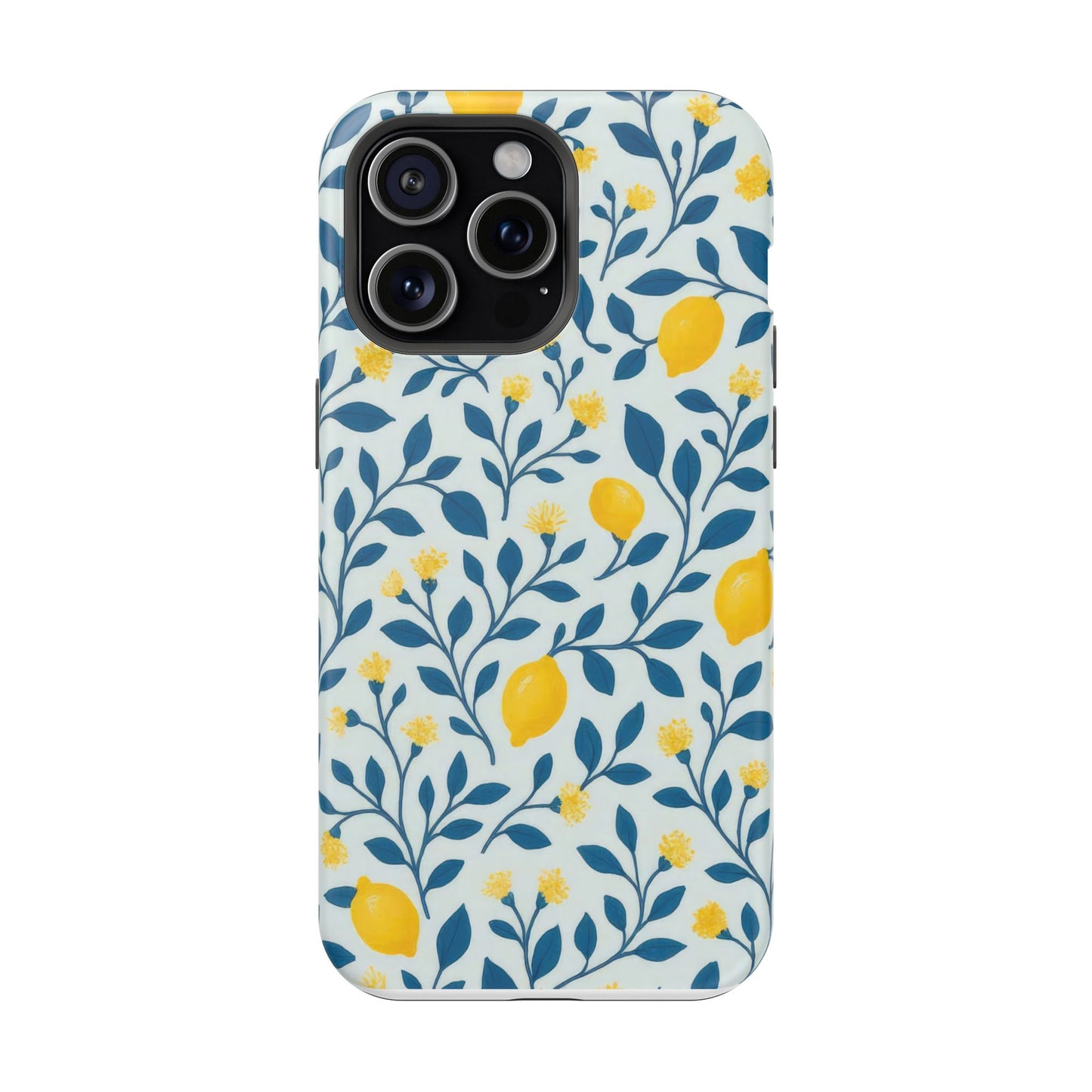 Phone Case — Lemon Branch Magnetic Impact-Resistant Case IPhone Case For Girl,Summer Vibes.