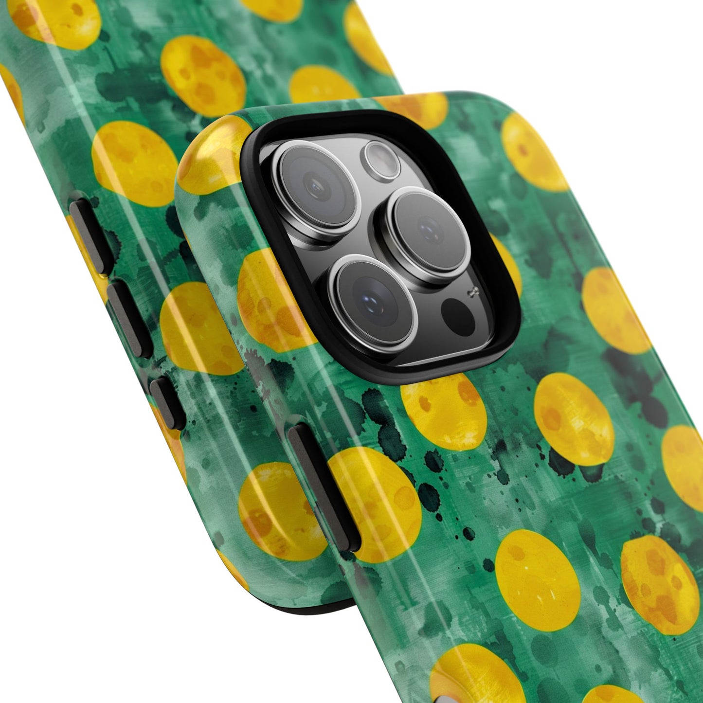 Tough Cases With a Green Color And Yellow ,A Perfect Gift For A Girl