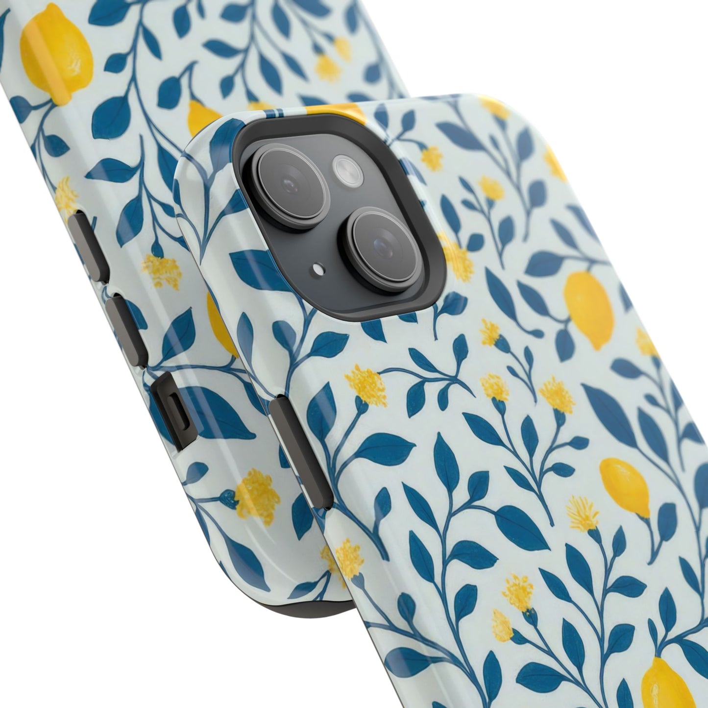 Phone Case — Lemon Branch Magnetic Impact-Resistant Case IPhone Case For Girl,Summer Vibes.