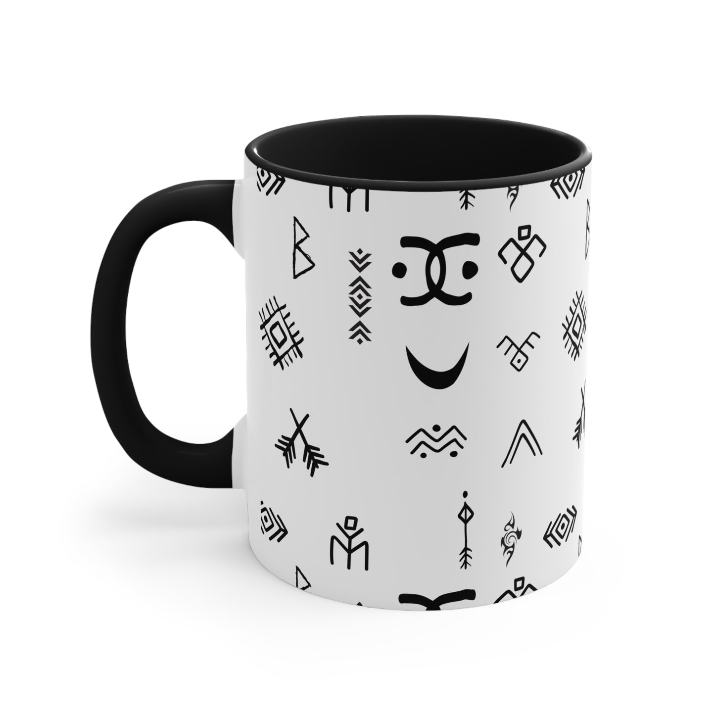 Stylish Accent Mugs for Home Decor, Unique Gift for Friends, Bohemian Coffee Cup, Minimalist Drinkware, Artistic Ceramic Mug