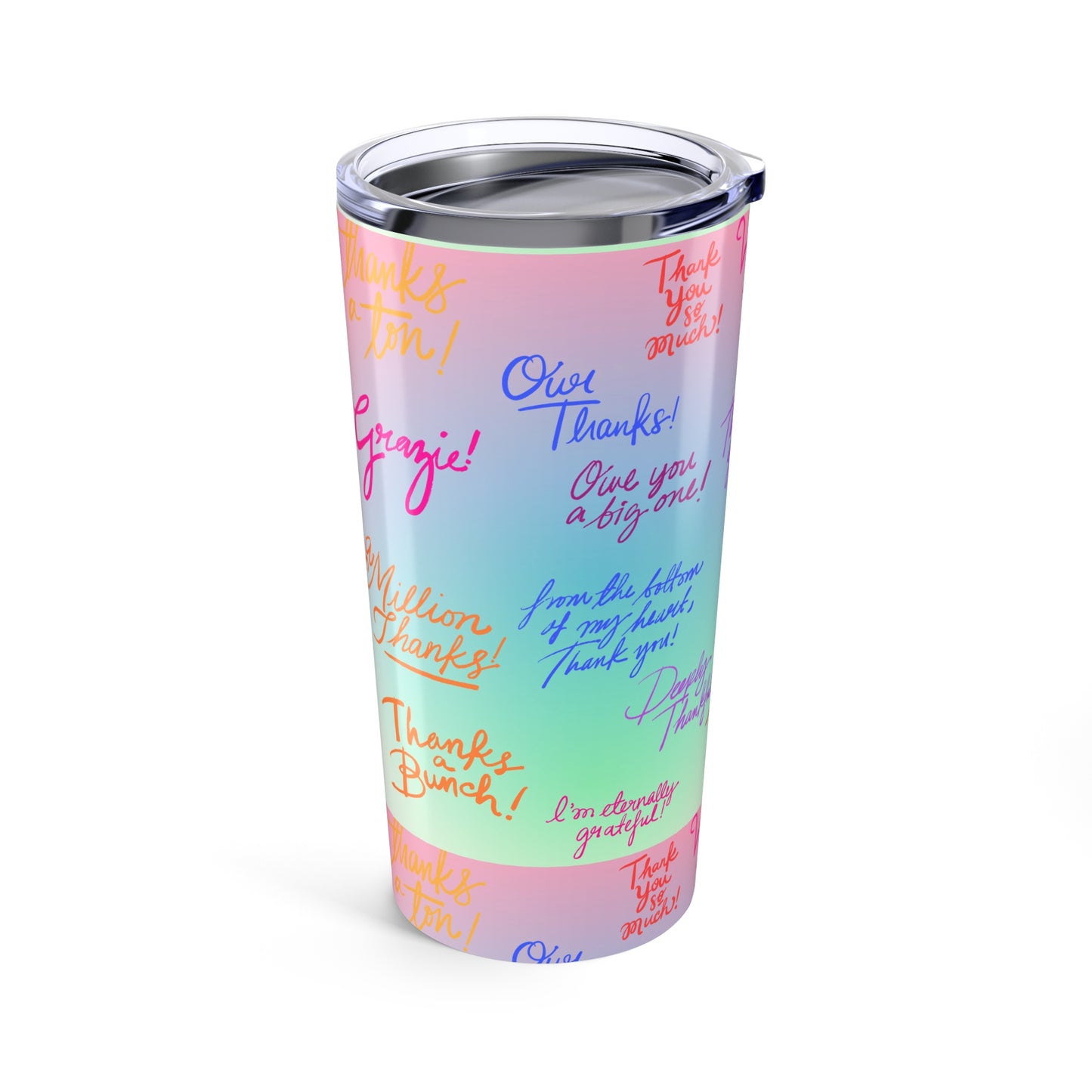 Travel Mug, Coffee Cup,ThankYou Travel mug  Trendy Insulated Drinkware, Gift for Her,Gift for him