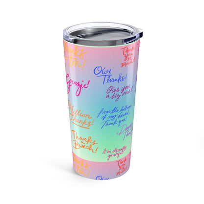 Travel Mug, Coffee Cup,ThankYou Travel mug  Trendy Insulated Drinkware, Gift for Her,Gift for him
