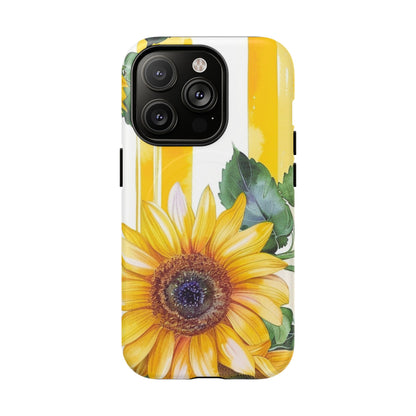Sunflower Tough Magnetic Phone Case — Bright Floral Protective Cover