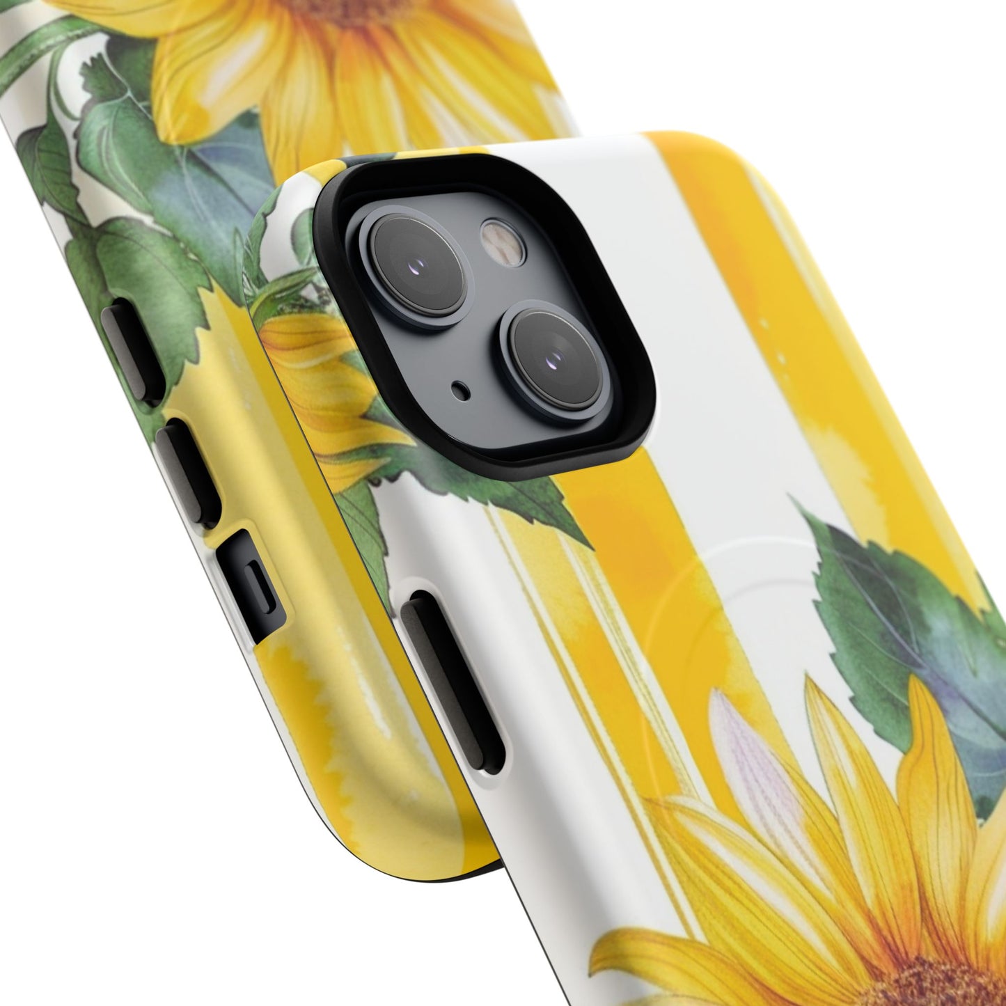 Sunflower Tough Magnetic Phone Case — Bright Floral Protective Cover