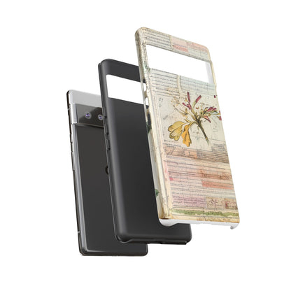 Vintage Botanical Tough Case — Floral Collage Phone Cover