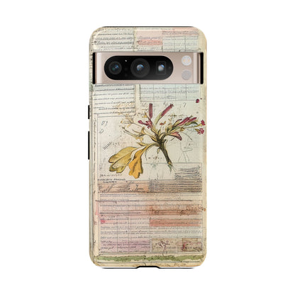 Vintage Botanical Tough Case — Floral Collage Phone Cover
