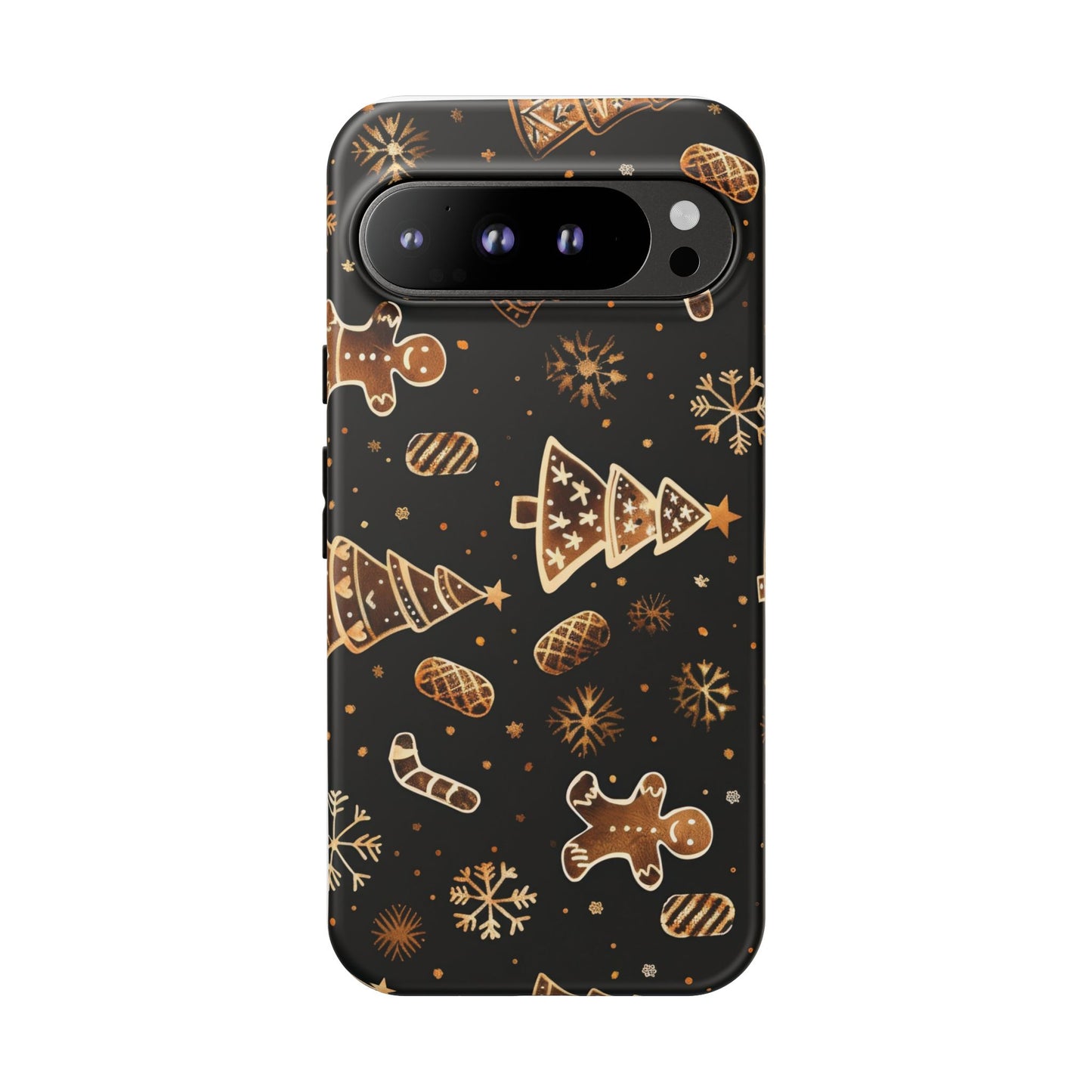 Christmas Cookie Phone Case,Black And Gold ,Case Holidays Case