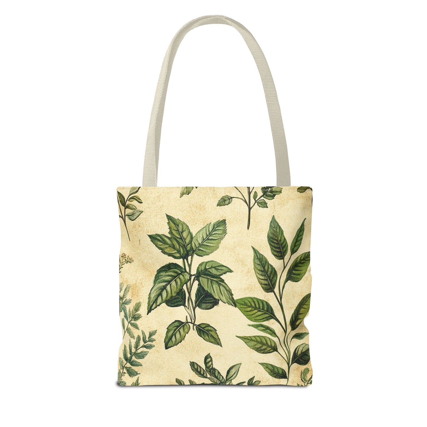 Vintage Floral Tote Bag — Botanical Garden Print AOP