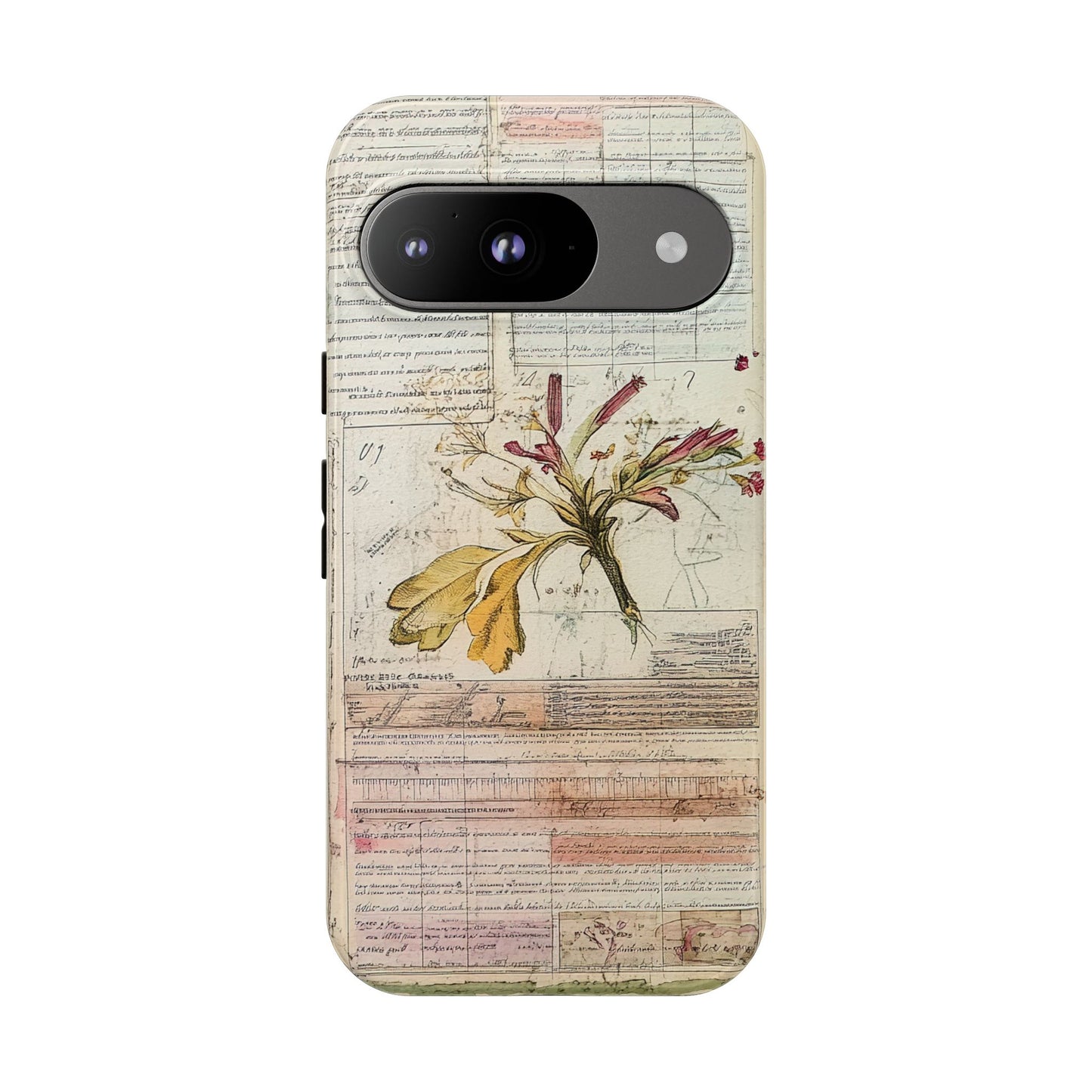 Vintage Botanical Tough Case — Floral Collage Phone Cover