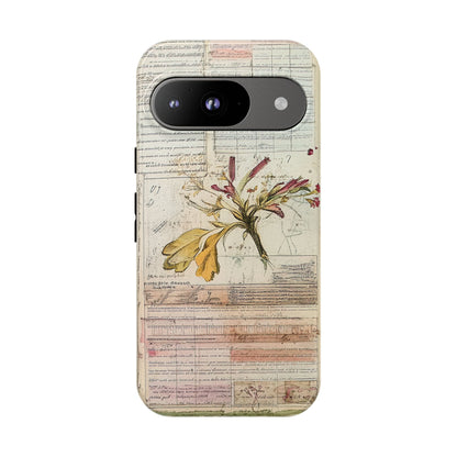 Vintage Botanical Tough Case — Floral Collage Phone Cover
