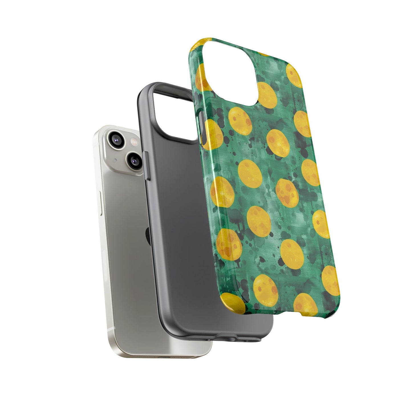Tough Cases With a Green Color And Yellow ,A Perfect Gift For A Girl