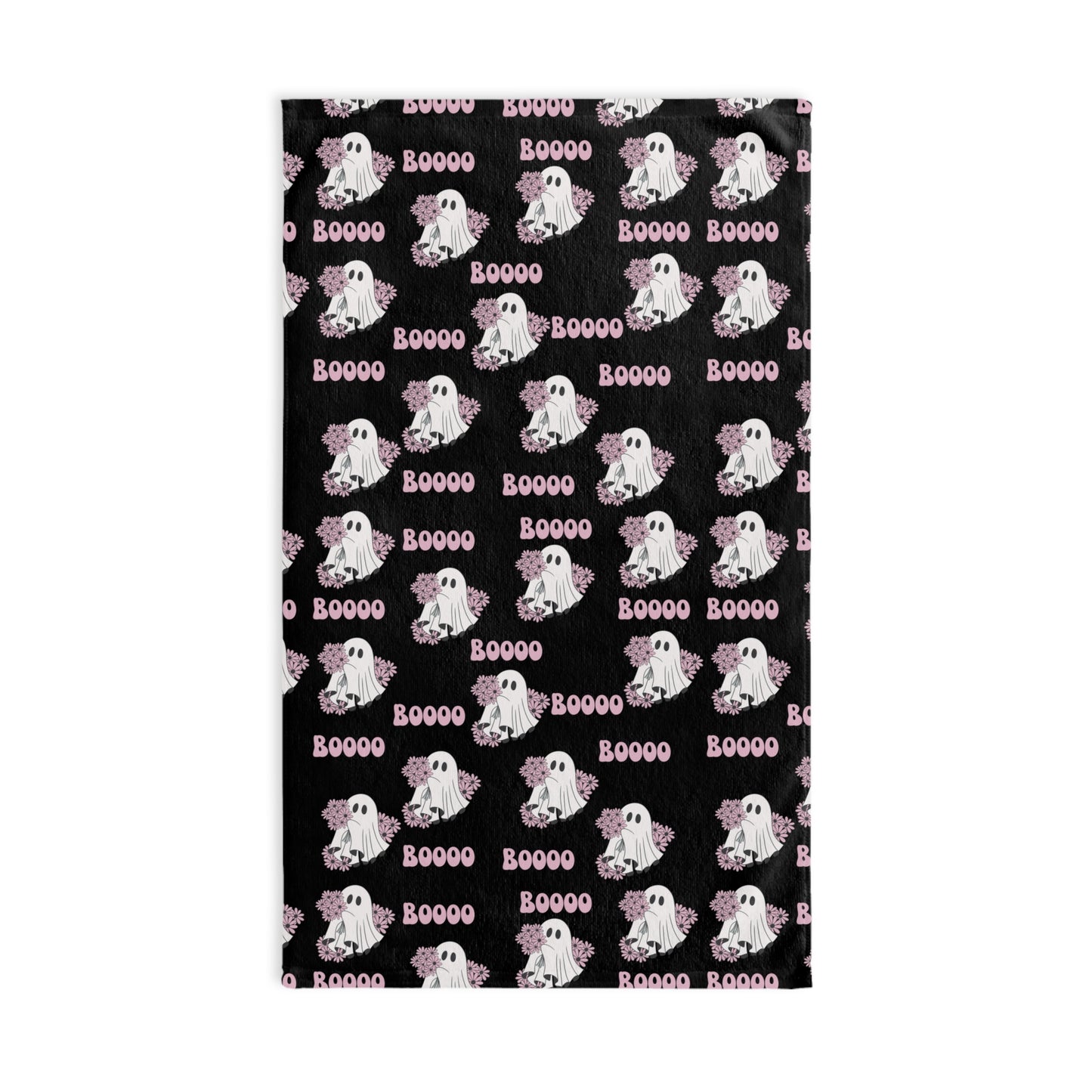 Cute Ghost Hand Towel - Perfect for Halloween Decor, Kitchen, Bath, Gifts, Spooky Vibes, Boo Design