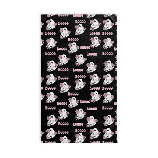 Cute Ghost Hand Towel - Perfect for Halloween Decor, Kitchen, Bath, Gifts, Spooky Vibes, Boo Design