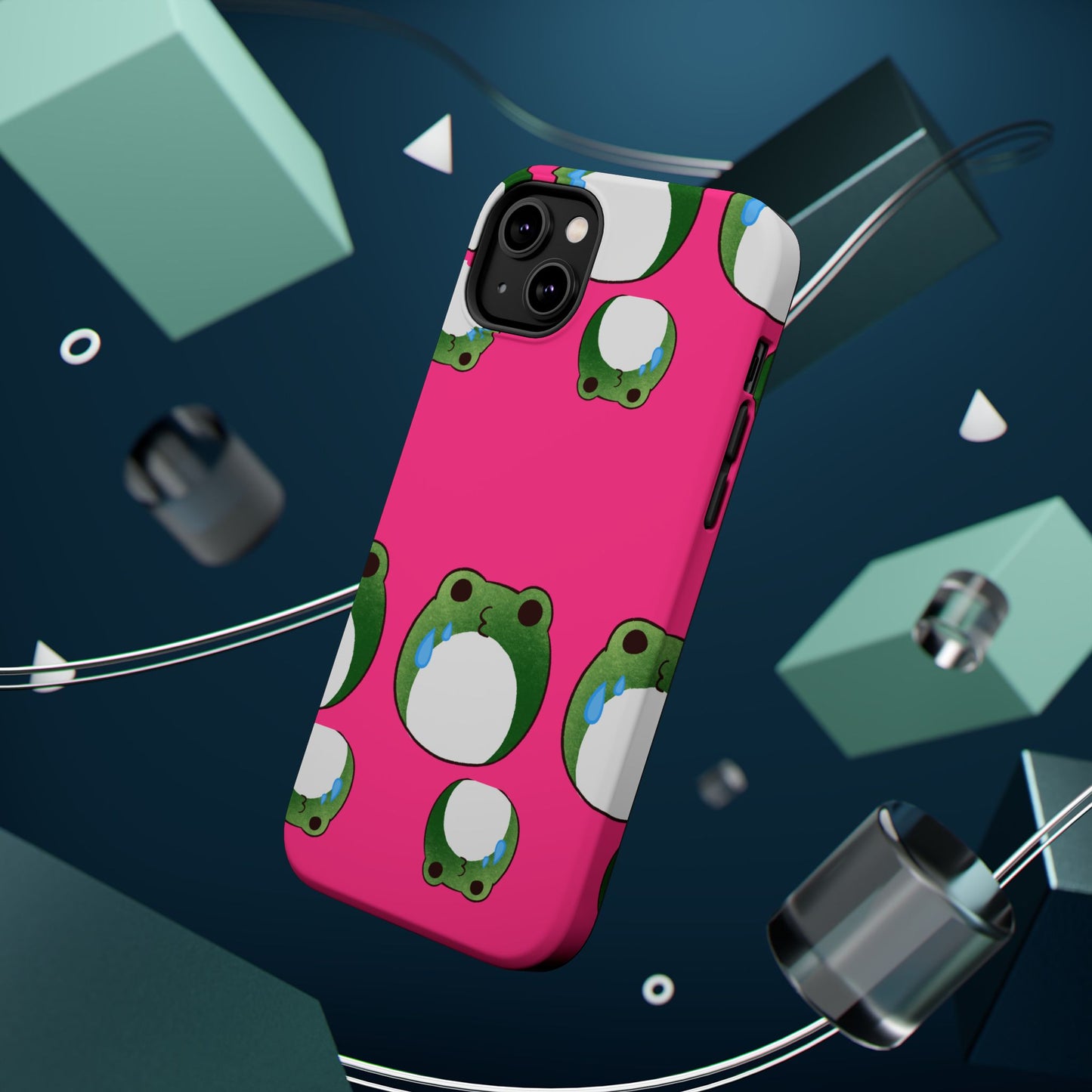 Colorful Frog Phone Case, Cute Protective Phone Cover, Fun Kawaii Mobile Accessories.
