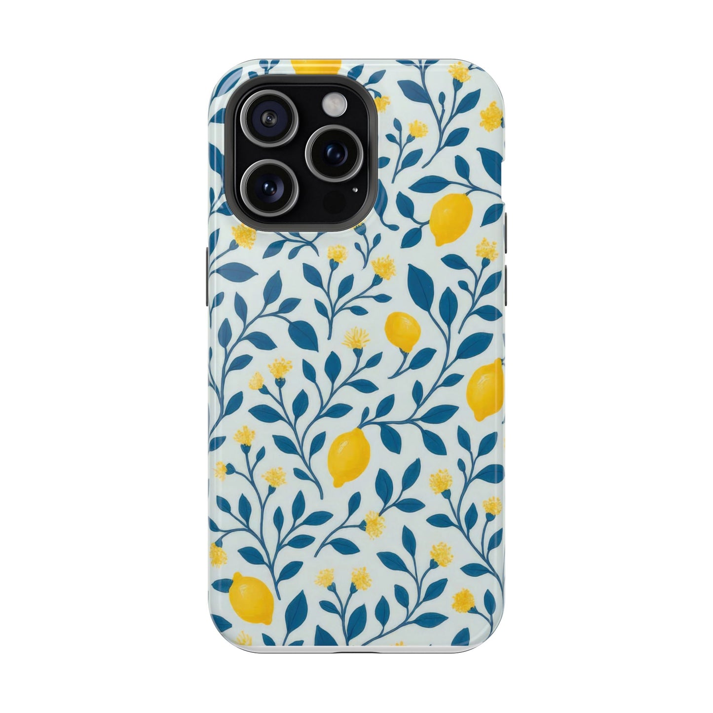 Phone Case — Lemon Branch Magnetic Impact-Resistant Case IPhone Case For Girl,Summer Vibes.